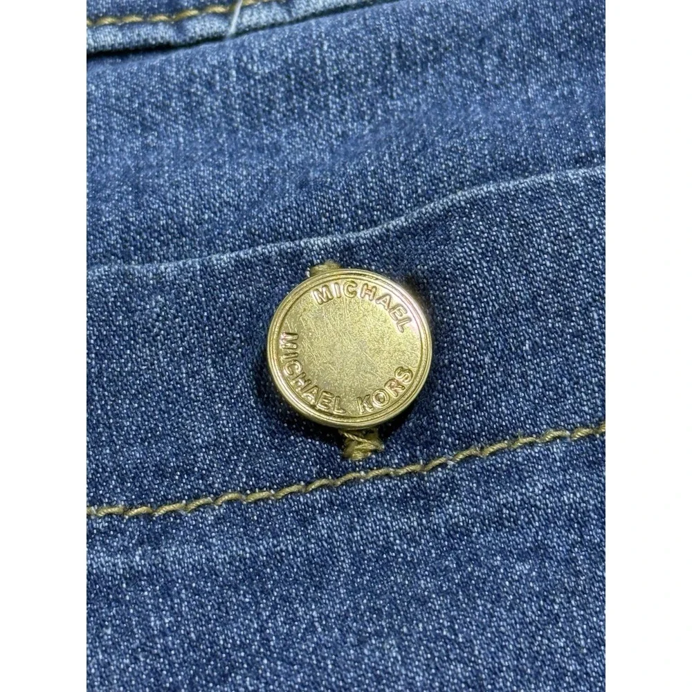 Michael Kors Selma High Rise Bootcut Jeans Size 6 Lapis‎ Blue Wash